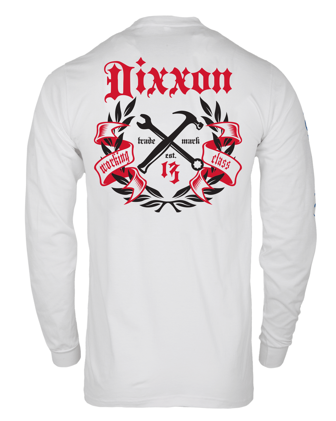 Award Long Sleeve T-Shirt - White, Black, & Red